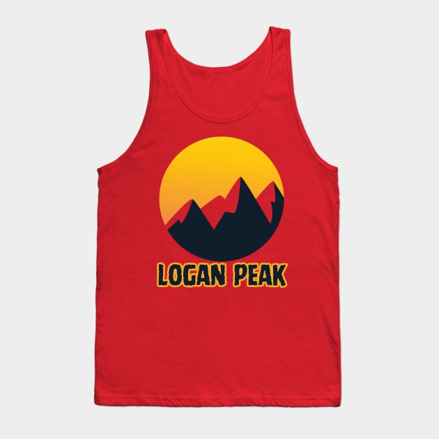 Logan Peak Tank Top by Canada Cities